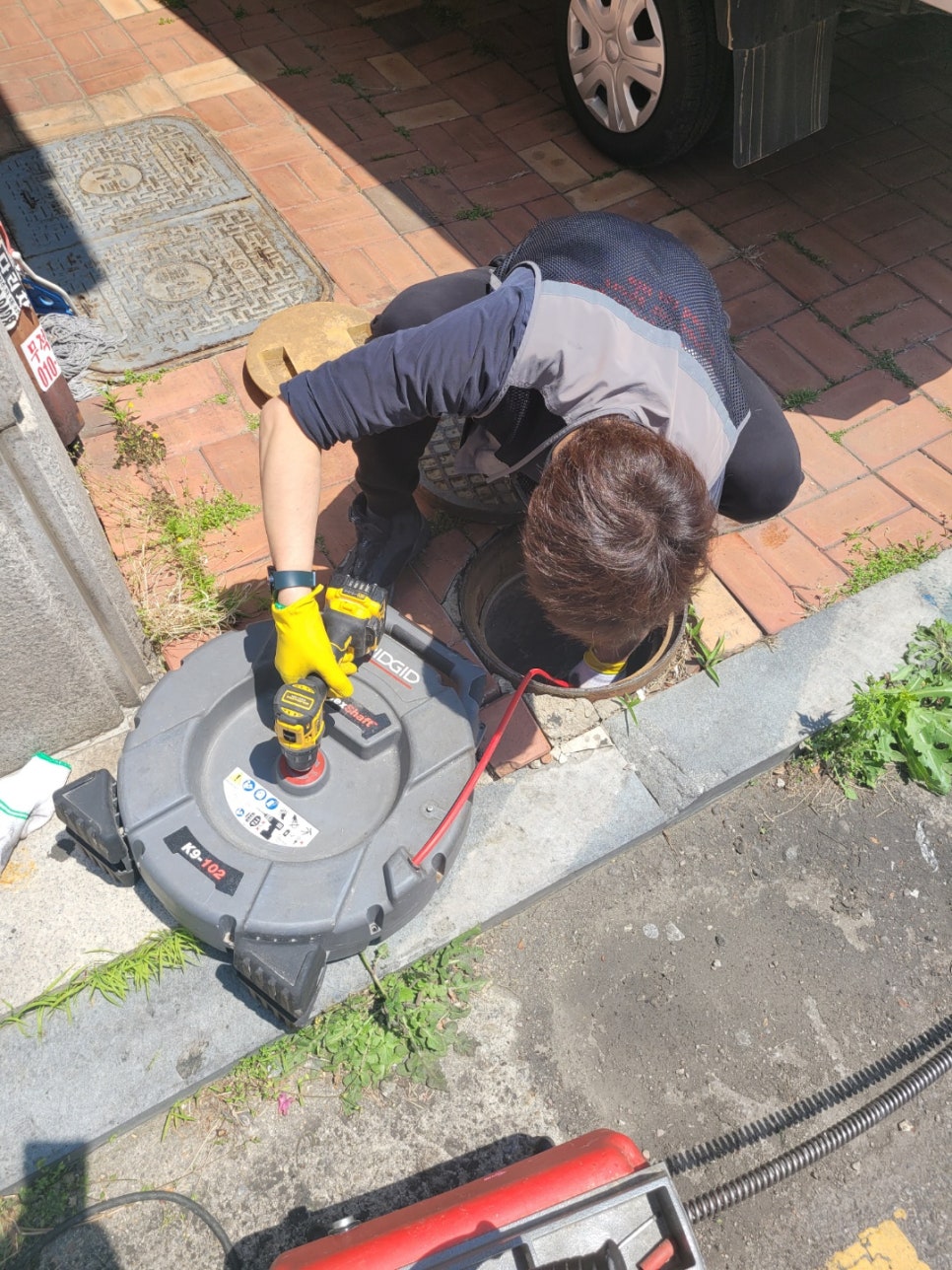 화성시 병점 하수구 막힘 뚫음 완벽하게 해결했어요 현장 상황